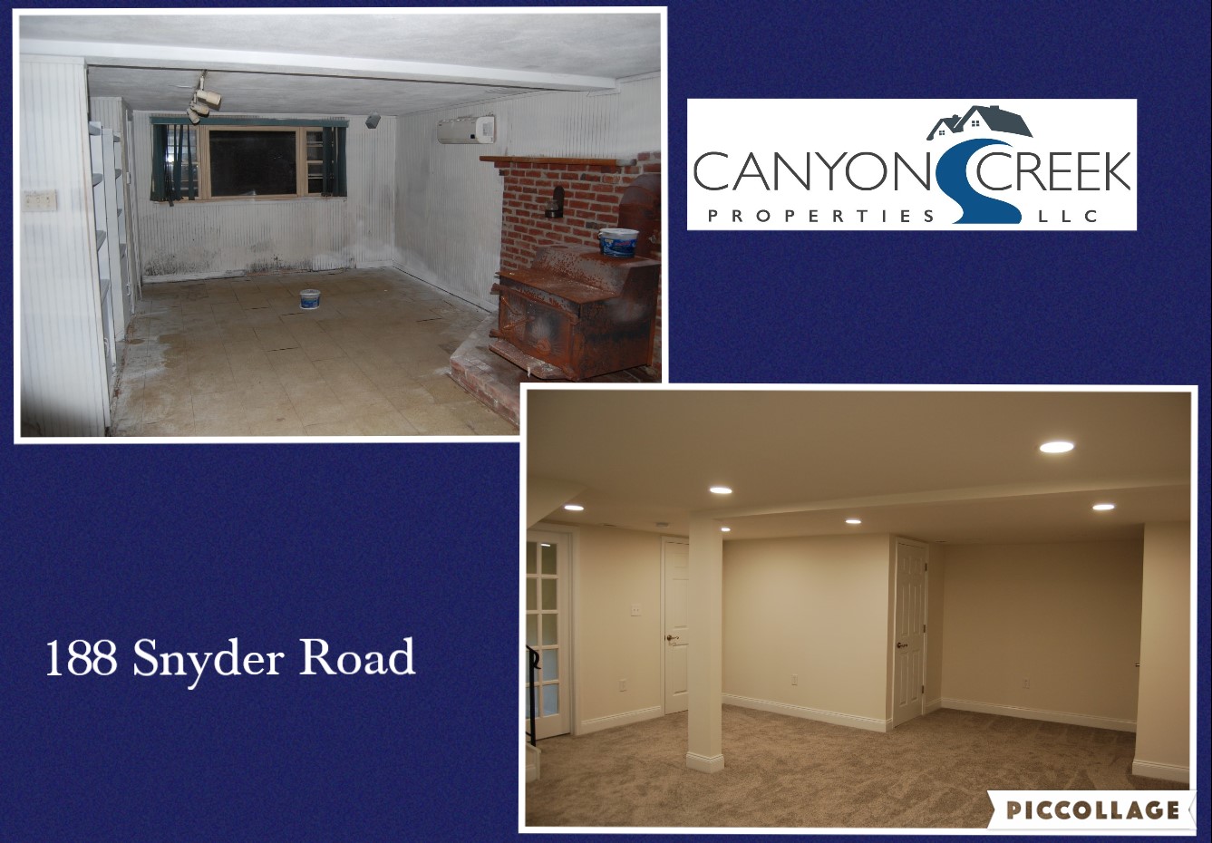 Snyder Rec Room Back 2pics B&A